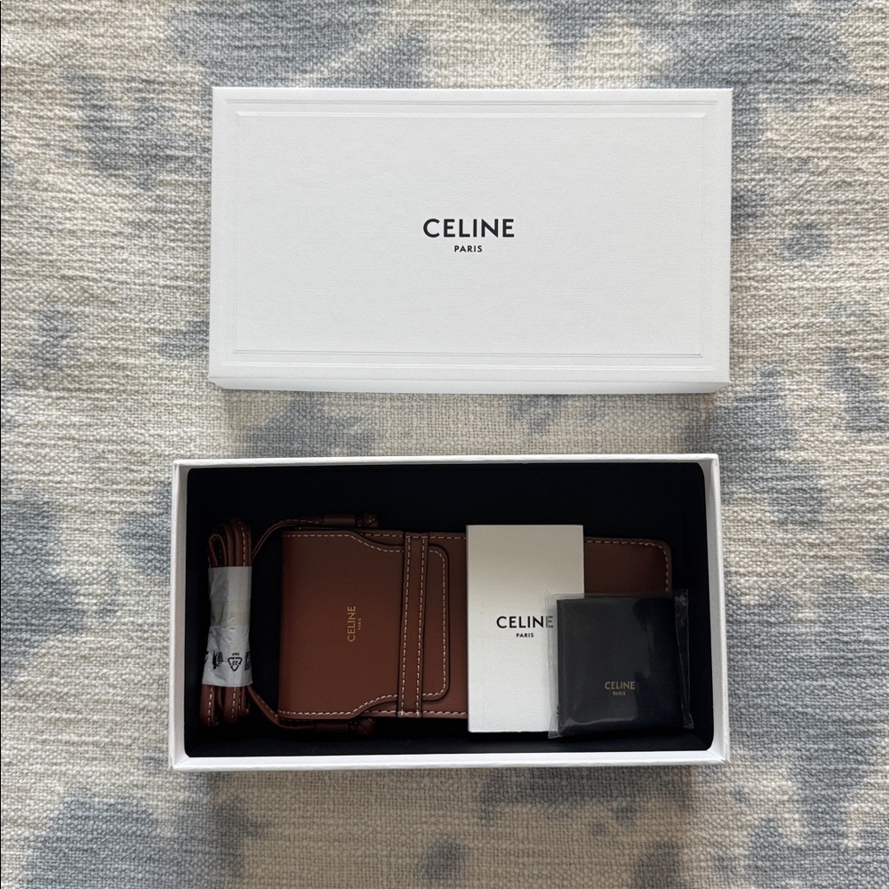 Brand New Celine Sunglasses Case with strap